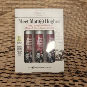 The Balm * Meet Matt(e) Hughes * 3 long lasting Liquid Lipsticks